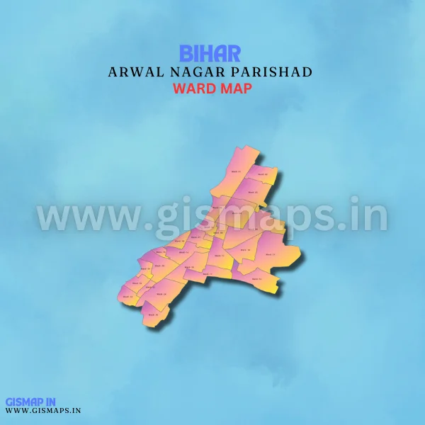 Arwal Nagar Parishad Ward Map